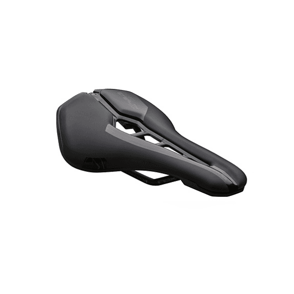 PRO Saddle Stealth Curved Perf Black, AF, stainless